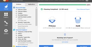 ccleaner menu